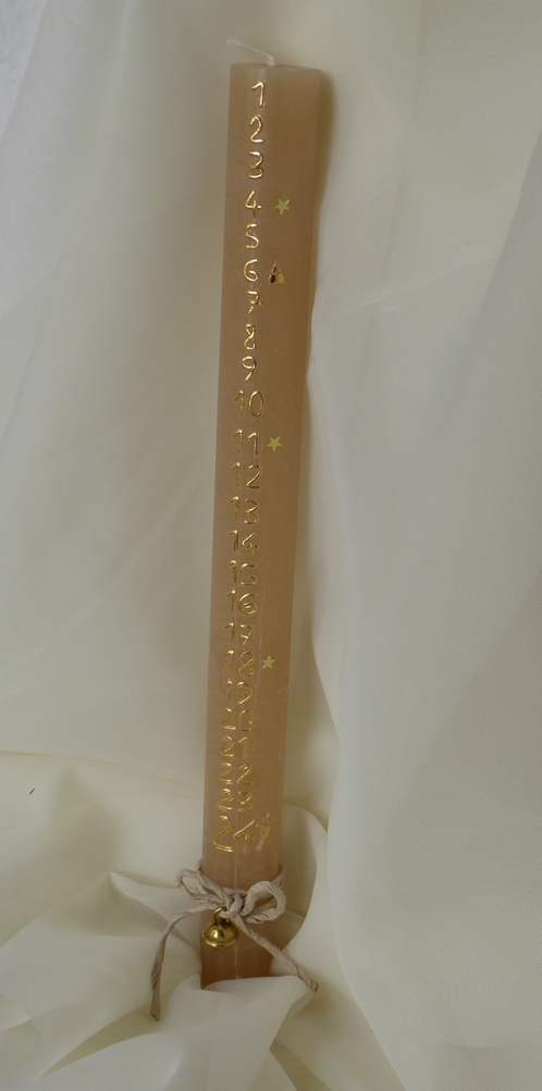 Adventkalenderkerze 3schmal