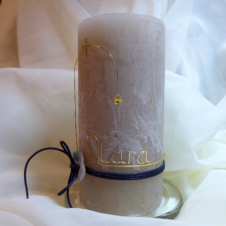 Gedenkkerze mit Namen1 klein