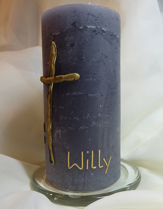 Gedenkkerze mit Namen3 klein