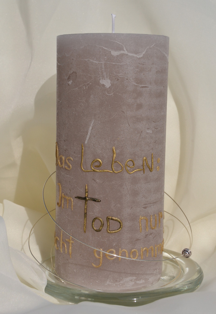 Trauerkerze 3a